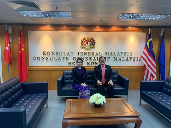 缅甸驻香港总领事拜会东盟成员国驻港总领事