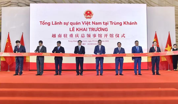 缅甸驻重庆总领事出席越南驻重庆总领事馆开馆仪式