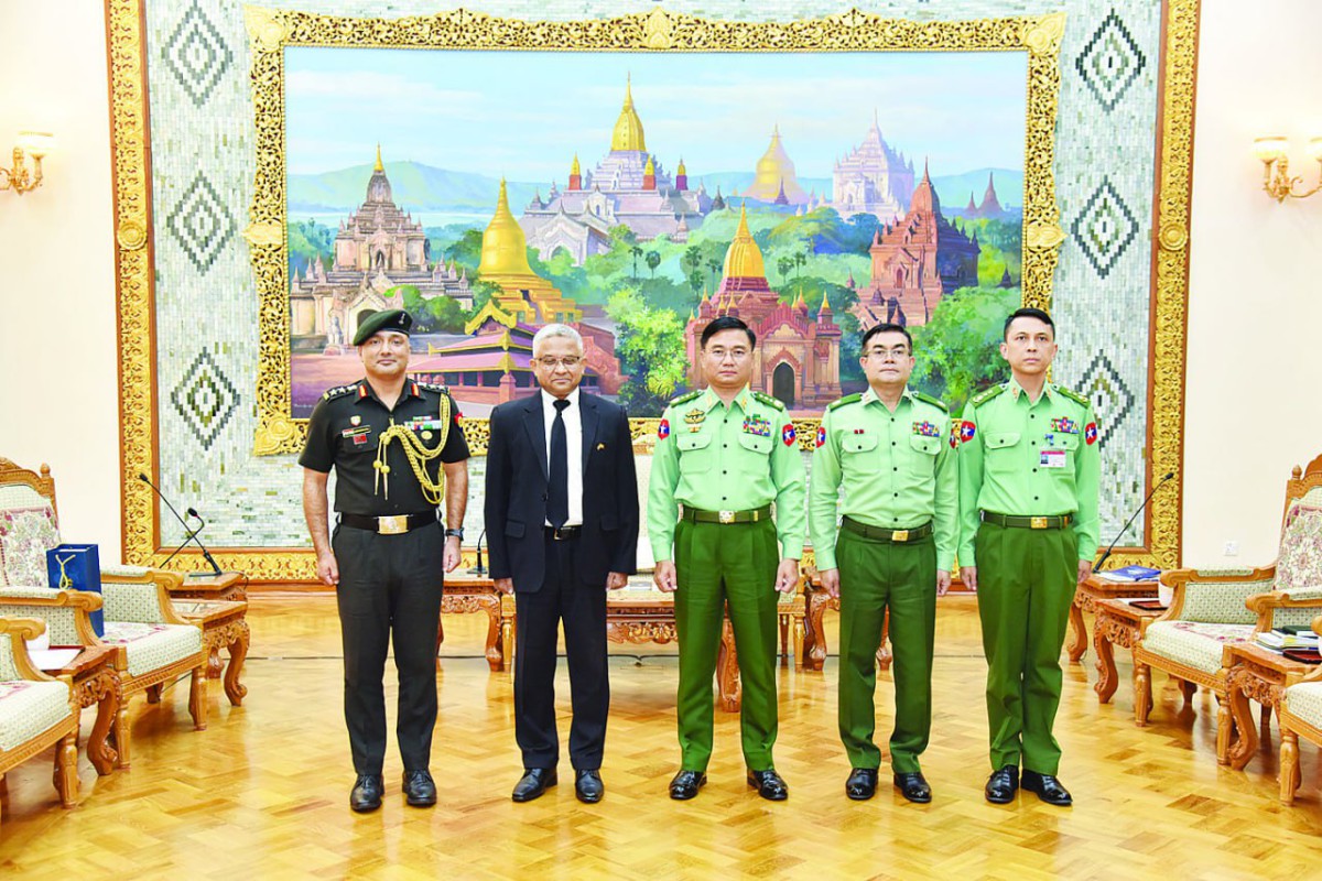 缅甸与印度探讨深化军事合作 共促边境法治与稳定