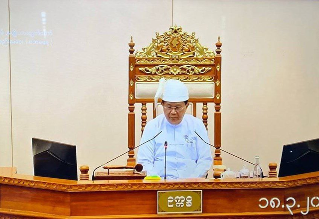 缅甸民族院选出新议长吴昂林兑、姜帕.瑙唐为副议长