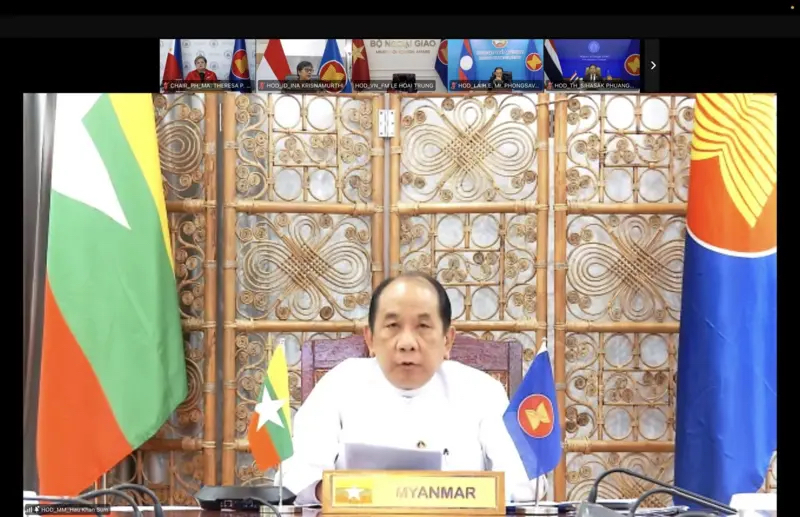 内比都文官换装未能叩开东盟大门，缅甸外长再度缺席线上会议