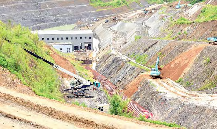 伊洛瓦底省英加布县区格影水坝发电厂
