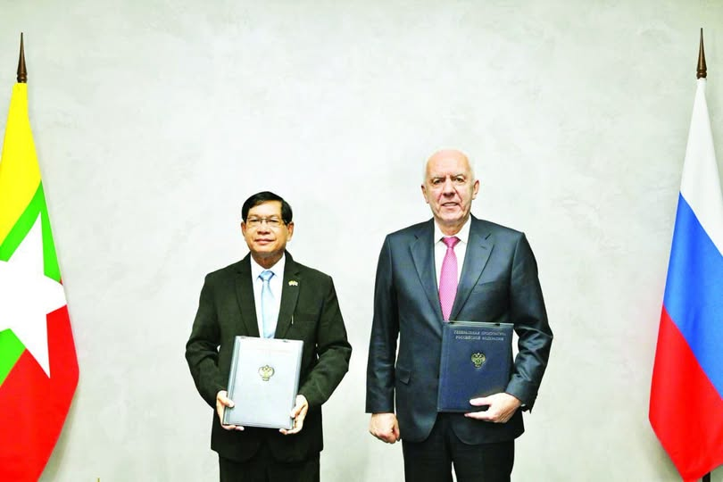 缅甸反腐委员会主席访俄 两国签署2027-2028合作计划