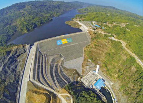 勃固省彪县区彪溪水坝发电厂每天发电量600兆瓦小时
